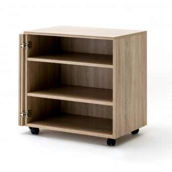 RMF Rollschrank BASE Mit Fachböden Und Falttür Links 1 RMF Rollschrank BASE Mit Fachböden Und Falttür Links