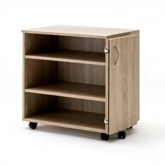 RMF Rollschrank BASE Mit Fachböden Und Falttür Rechts 1 RMF Rollschrank BASE Mit Fachböden Und Falttür Rechts