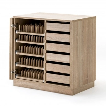 RMF Nähzubehör-/Garn-Schrank STACK Mit Falttür Links 1 RMF Nähzubehör-/Garn-Schrank STACK Mit Falttür Links