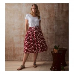 LeinenLooks 2 - Nachhaltige Und Unkomplizierte Mode Selbst Genäht 11 LeinenLooks 2 - Nachhaltige Und Unkomplizierte Mode Selbst Genäht -Nahmaschine Shop topp leinelooks 2 rock gepunktet