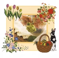 BROTHER Stickmuster USB Nr. 4 Frühling